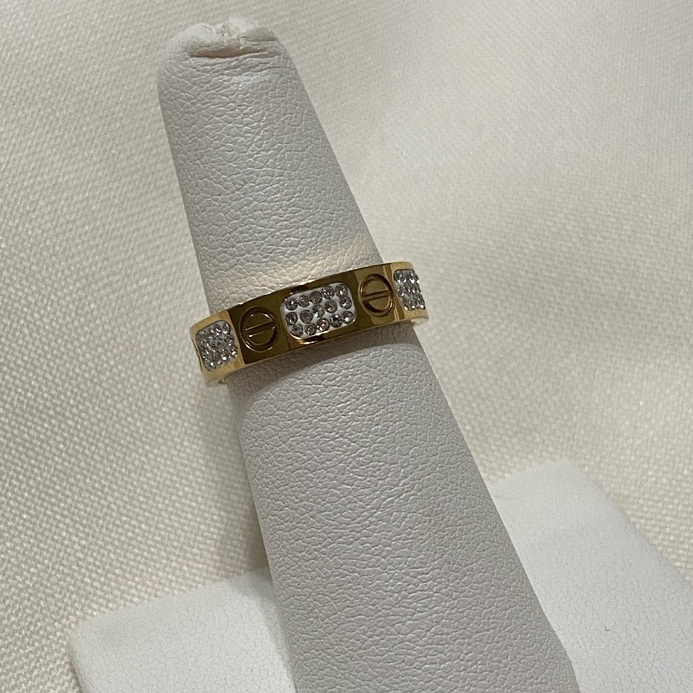 Stainless Steel Bling Ring